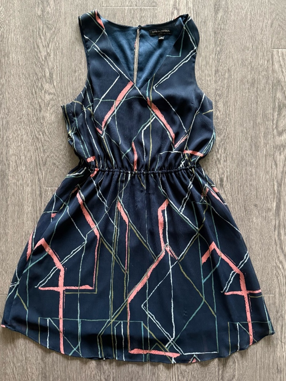 Banana Republic Print Mini Sun Dress